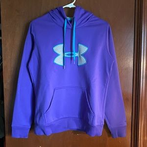 Purple Under Armour sweatshirt